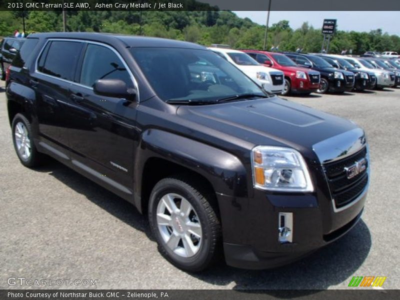 Ashen Gray Metallic / Jet Black 2013 GMC Terrain SLE AWD