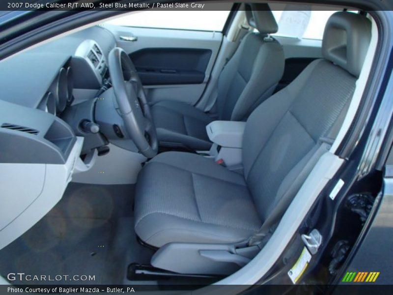 Steel Blue Metallic / Pastel Slate Gray 2007 Dodge Caliber R/T AWD