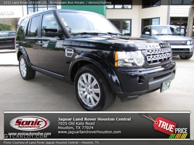 Buckingham Blue Metallic / Almond/Nutmeg 2012 Land Rover LR4 HSE LUX