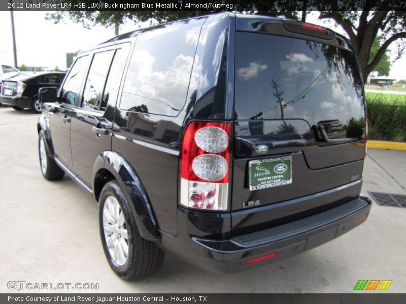 Buckingham Blue Metallic / Almond/Nutmeg 2012 Land Rover LR4 HSE LUX