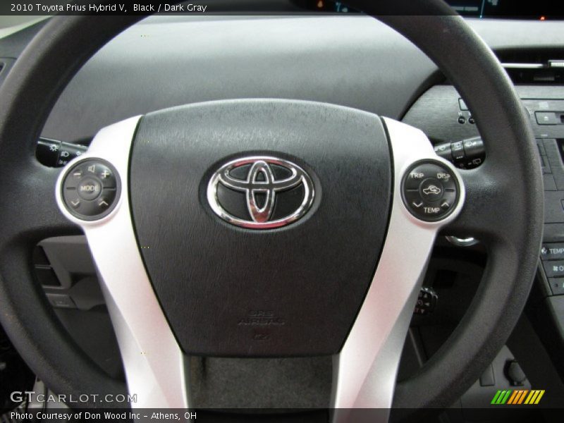 Black / Dark Gray 2010 Toyota Prius Hybrid V