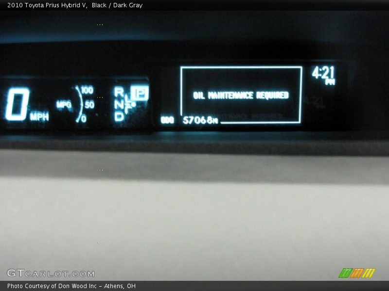 Black / Dark Gray 2010 Toyota Prius Hybrid V