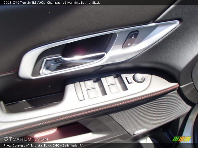 Champagne Silver Metallic / Jet Black 2013 GMC Terrain SLE AWD
