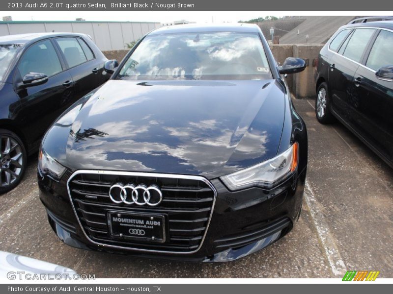 Brilliant Black / Nougat Brown 2013 Audi A6 2.0T quattro Sedan