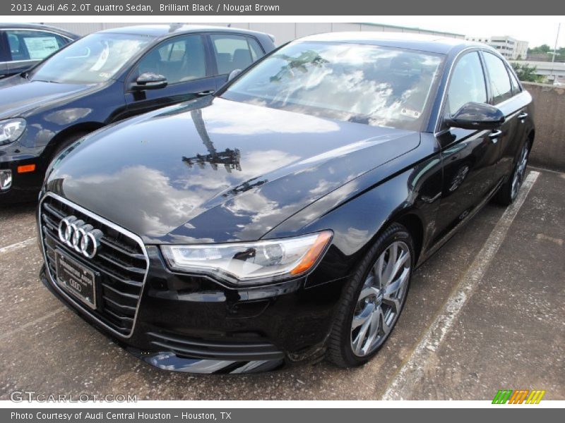 Brilliant Black / Nougat Brown 2013 Audi A6 2.0T quattro Sedan