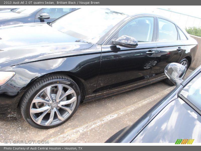 Brilliant Black / Nougat Brown 2013 Audi A6 2.0T quattro Sedan