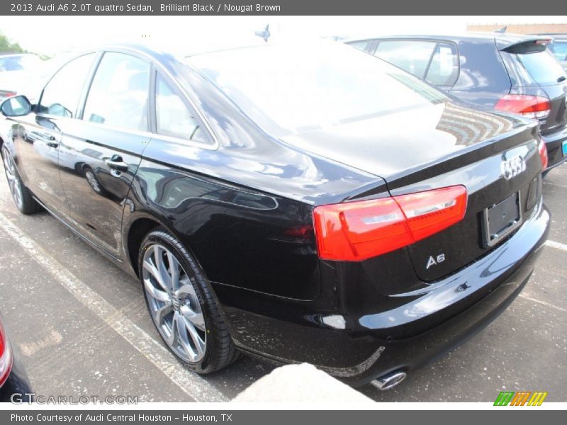 Brilliant Black / Nougat Brown 2013 Audi A6 2.0T quattro Sedan