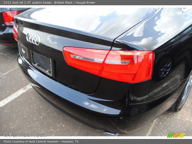 Brilliant Black / Nougat Brown 2013 Audi A6 2.0T quattro Sedan