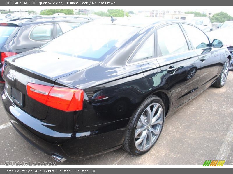 Brilliant Black / Nougat Brown 2013 Audi A6 2.0T quattro Sedan