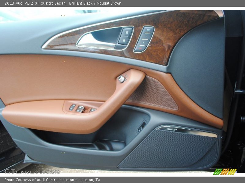 Brilliant Black / Nougat Brown 2013 Audi A6 2.0T quattro Sedan