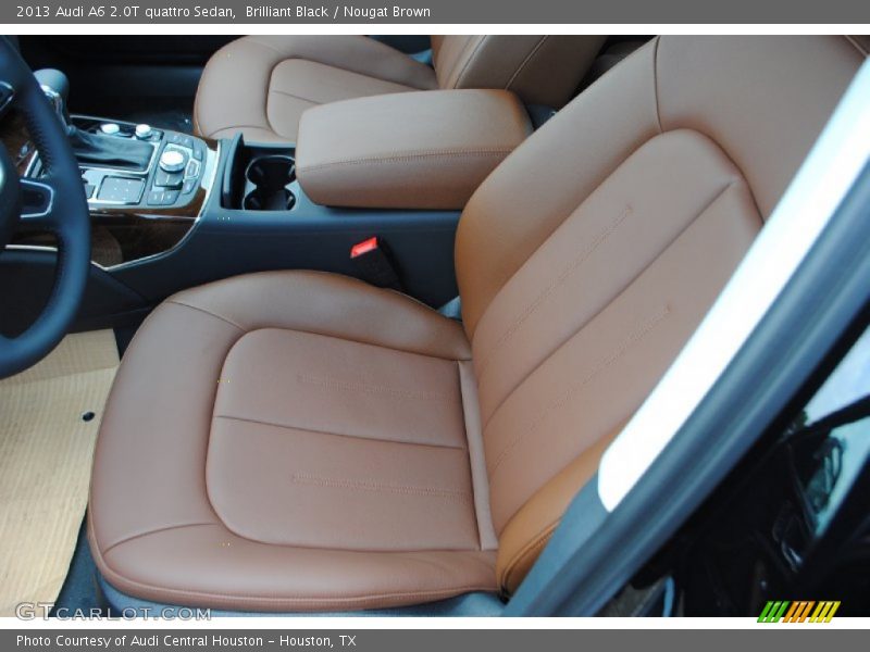 Brilliant Black / Nougat Brown 2013 Audi A6 2.0T quattro Sedan