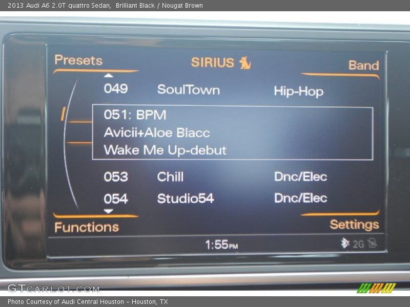 Brilliant Black / Nougat Brown 2013 Audi A6 2.0T quattro Sedan