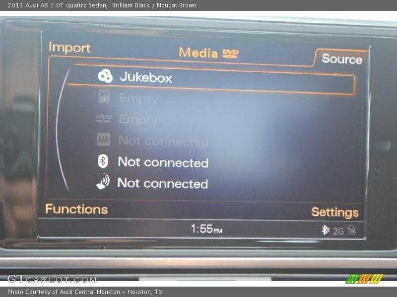 Brilliant Black / Nougat Brown 2013 Audi A6 2.0T quattro Sedan