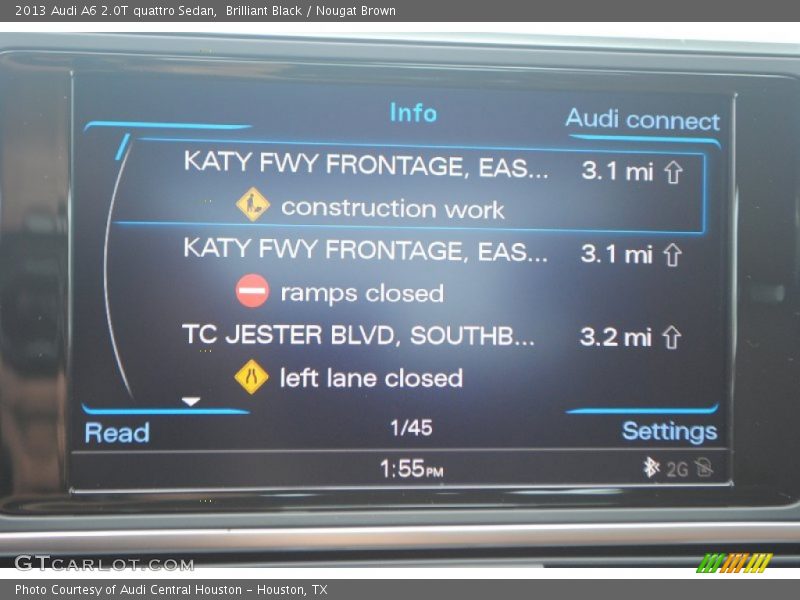 Brilliant Black / Nougat Brown 2013 Audi A6 2.0T quattro Sedan