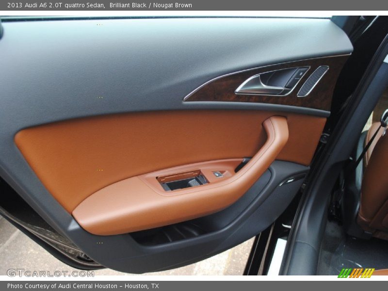 Brilliant Black / Nougat Brown 2013 Audi A6 2.0T quattro Sedan