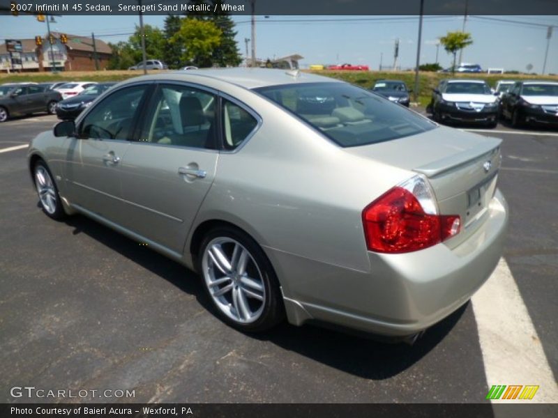 Serengeti Sand Metallic / Wheat 2007 Infiniti M 45 Sedan