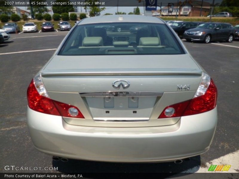 Serengeti Sand Metallic / Wheat 2007 Infiniti M 45 Sedan