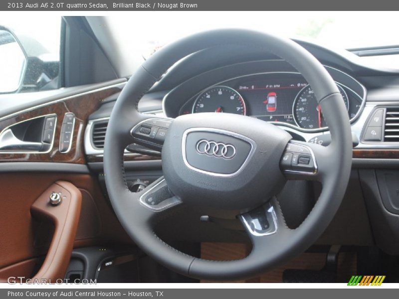 Brilliant Black / Nougat Brown 2013 Audi A6 2.0T quattro Sedan