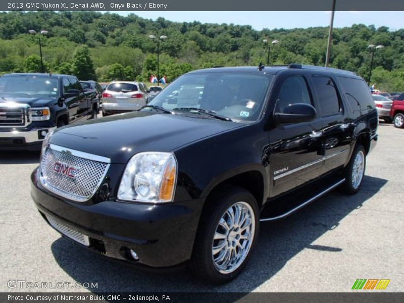 Onyx Black / Ebony 2013 GMC Yukon XL Denali AWD