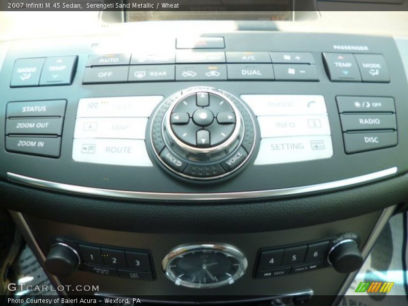 Serengeti Sand Metallic / Wheat 2007 Infiniti M 45 Sedan