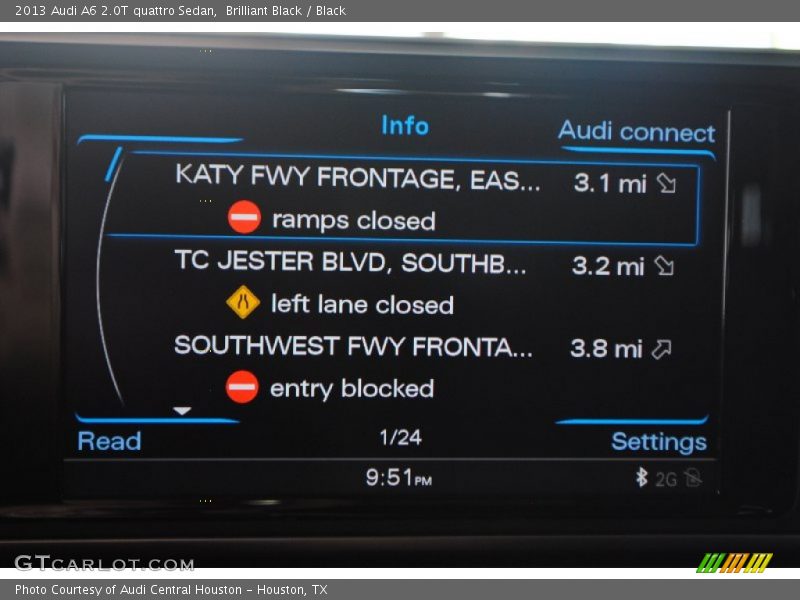 Brilliant Black / Black 2013 Audi A6 2.0T quattro Sedan