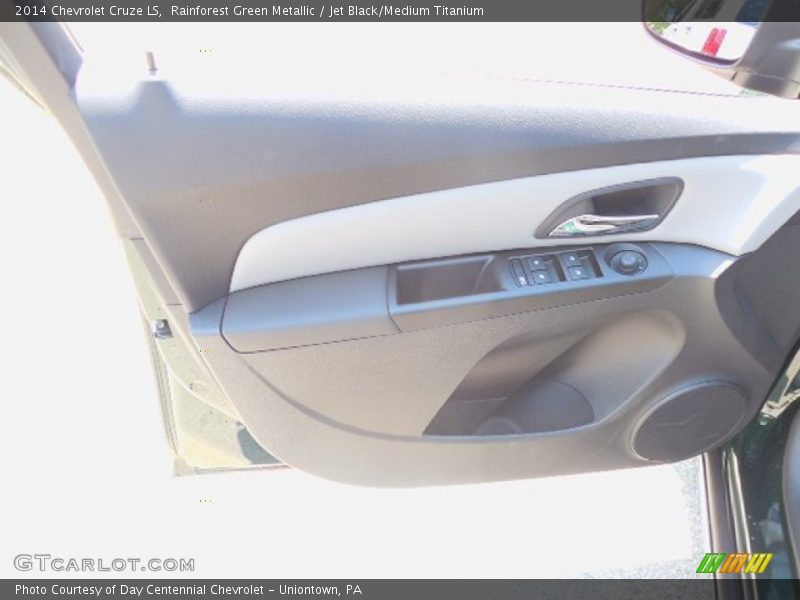 Rainforest Green Metallic / Jet Black/Medium Titanium 2014 Chevrolet Cruze LS