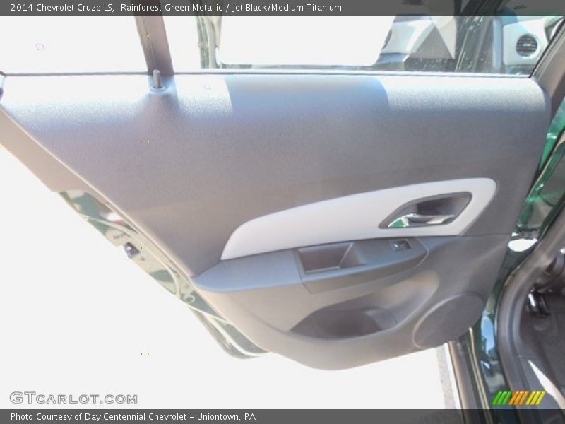 Rainforest Green Metallic / Jet Black/Medium Titanium 2014 Chevrolet Cruze LS
