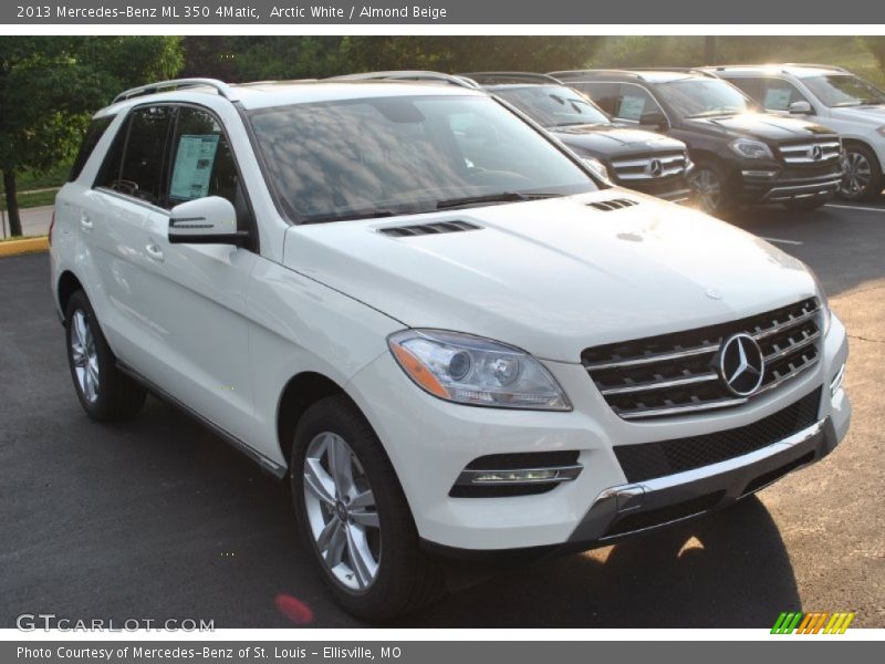 Arctic White / Almond Beige 2013 Mercedes-Benz ML 350 4Matic