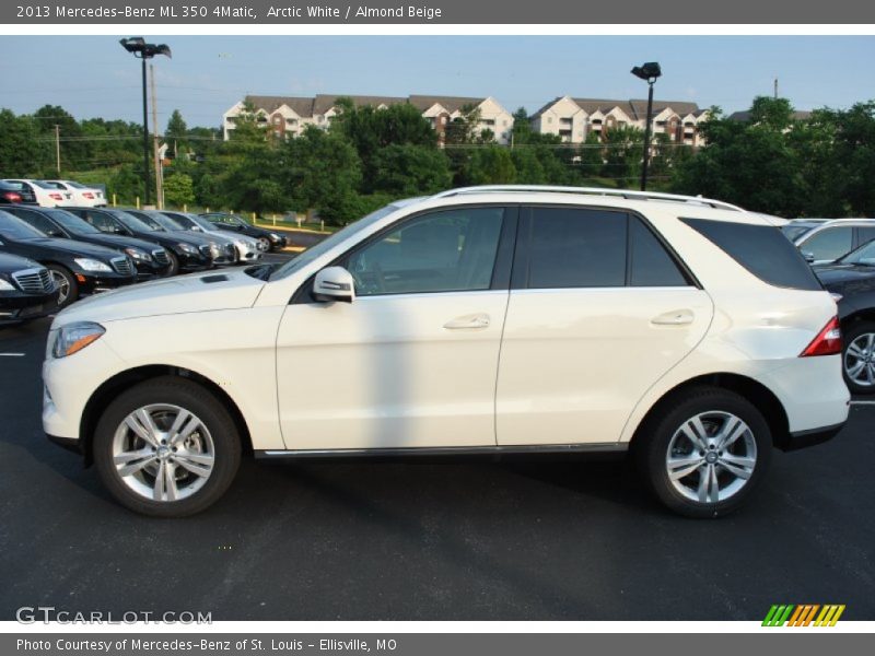 Arctic White / Almond Beige 2013 Mercedes-Benz ML 350 4Matic