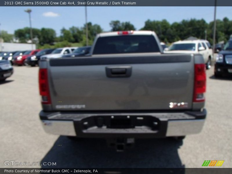 Steel Gray Metallic / Dark Titanium 2013 GMC Sierra 3500HD Crew Cab 4x4