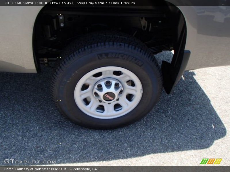 Steel Gray Metallic / Dark Titanium 2013 GMC Sierra 3500HD Crew Cab 4x4