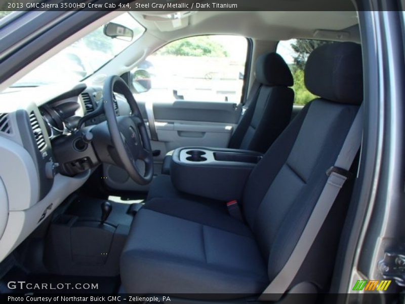 Steel Gray Metallic / Dark Titanium 2013 GMC Sierra 3500HD Crew Cab 4x4