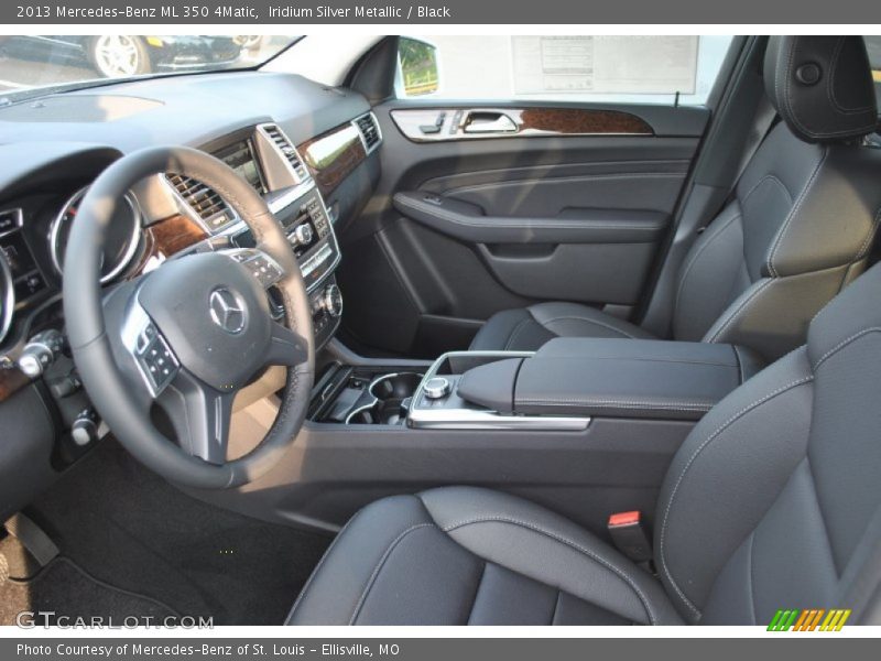 Iridium Silver Metallic / Black 2013 Mercedes-Benz ML 350 4Matic
