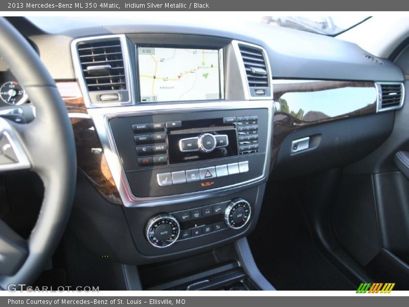 Iridium Silver Metallic / Black 2013 Mercedes-Benz ML 350 4Matic
