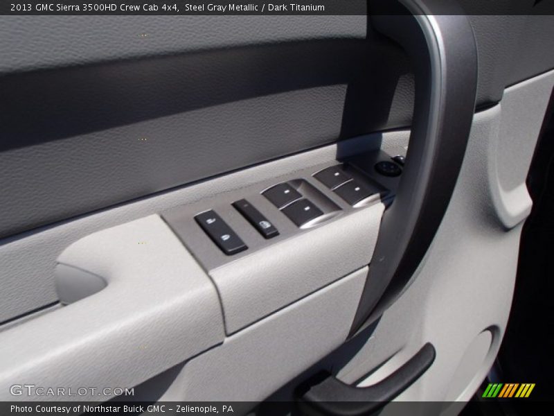 Steel Gray Metallic / Dark Titanium 2013 GMC Sierra 3500HD Crew Cab 4x4