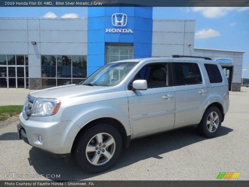 Billet Silver Metallic / Gray 2009 Honda Pilot EX 4WD