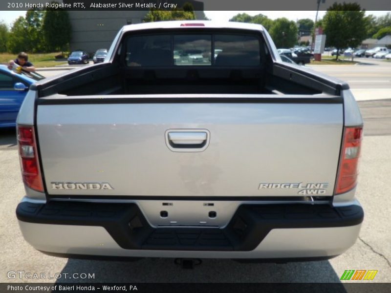 Alabaster Silver Metallic / Gray 2010 Honda Ridgeline RTS