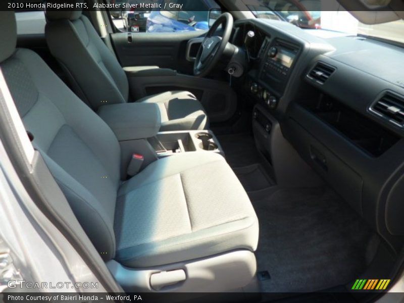 Alabaster Silver Metallic / Gray 2010 Honda Ridgeline RTS