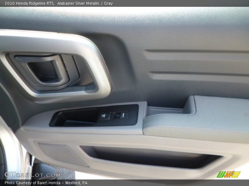 Alabaster Silver Metallic / Gray 2010 Honda Ridgeline RTS