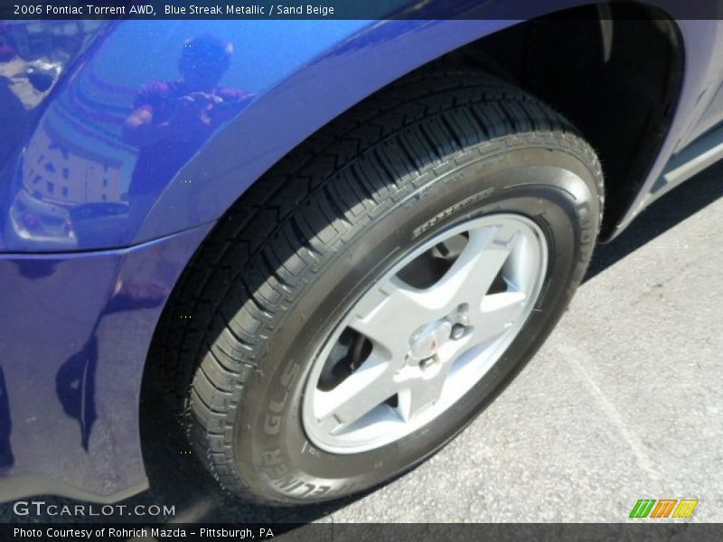 Blue Streak Metallic / Sand Beige 2006 Pontiac Torrent AWD