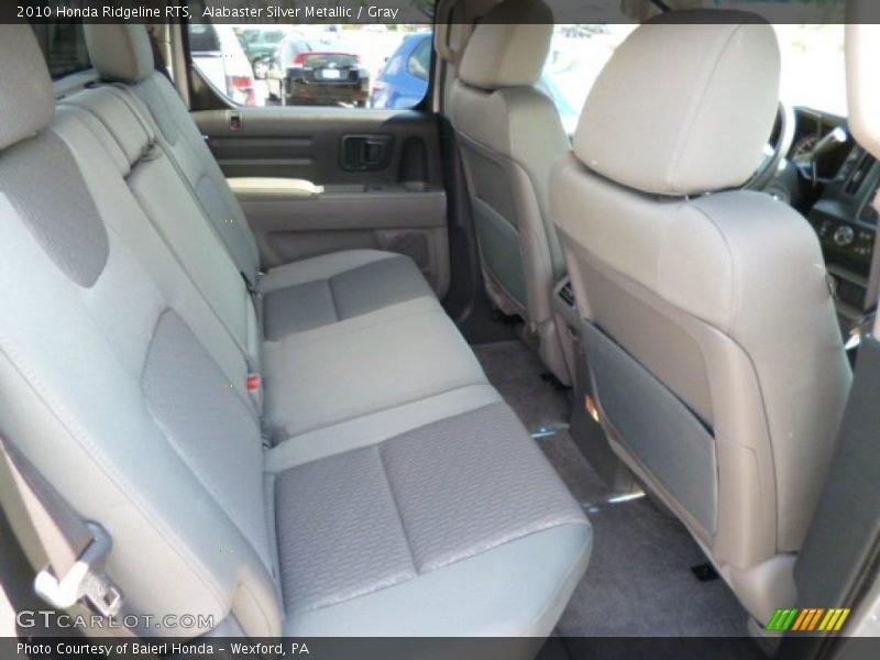 Alabaster Silver Metallic / Gray 2010 Honda Ridgeline RTS