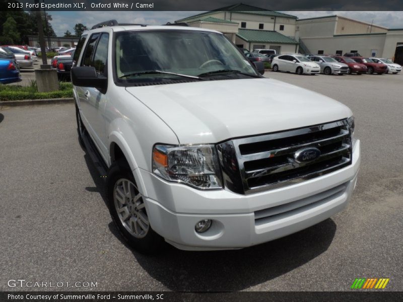 Oxford White / Camel 2013 Ford Expedition XLT