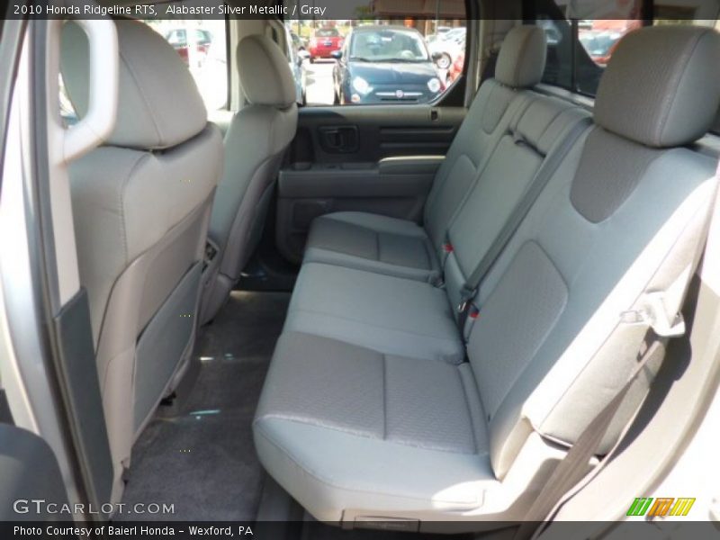 Alabaster Silver Metallic / Gray 2010 Honda Ridgeline RTS