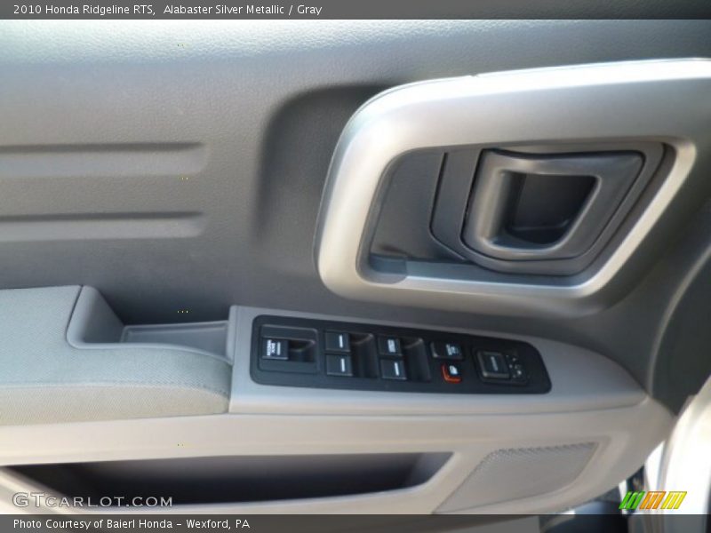 Alabaster Silver Metallic / Gray 2010 Honda Ridgeline RTS