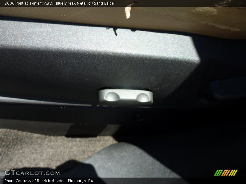 Blue Streak Metallic / Sand Beige 2006 Pontiac Torrent AWD