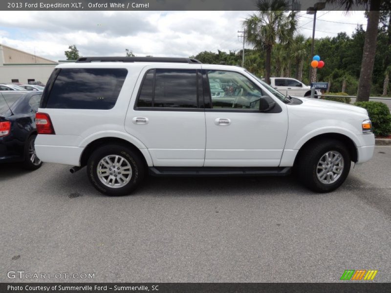 Oxford White / Camel 2013 Ford Expedition XLT