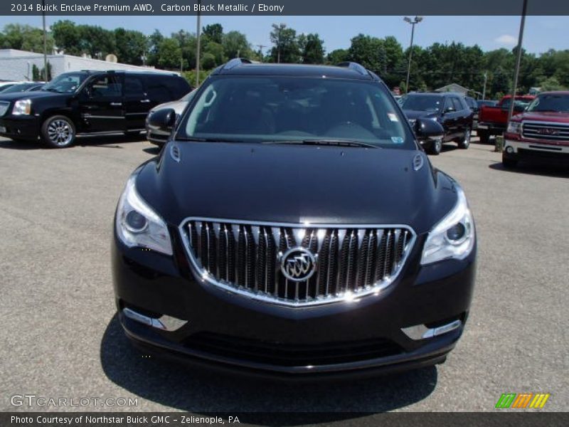 Carbon Black Metallic / Ebony 2014 Buick Enclave Premium AWD