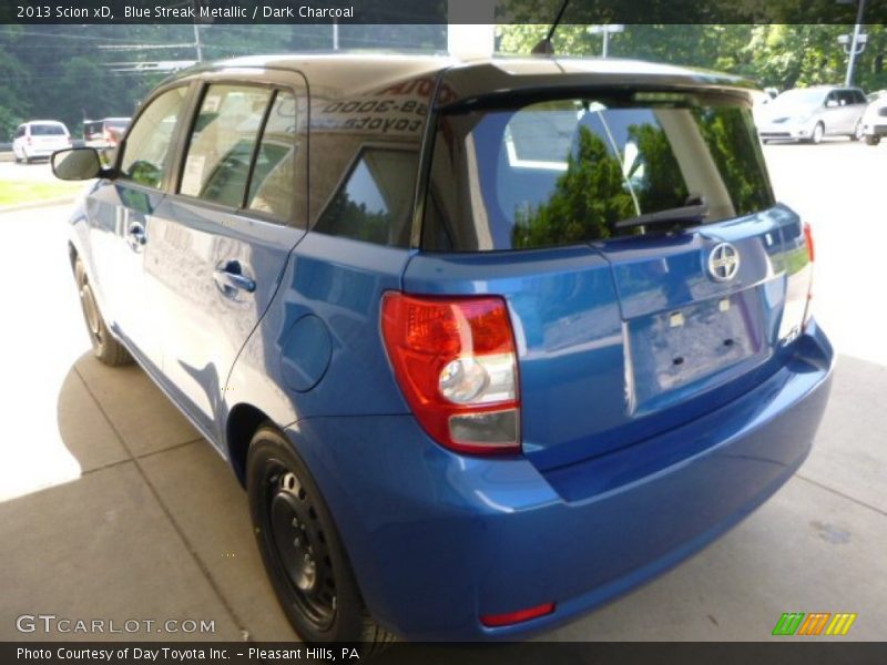 Blue Streak Metallic / Dark Charcoal 2013 Scion xD