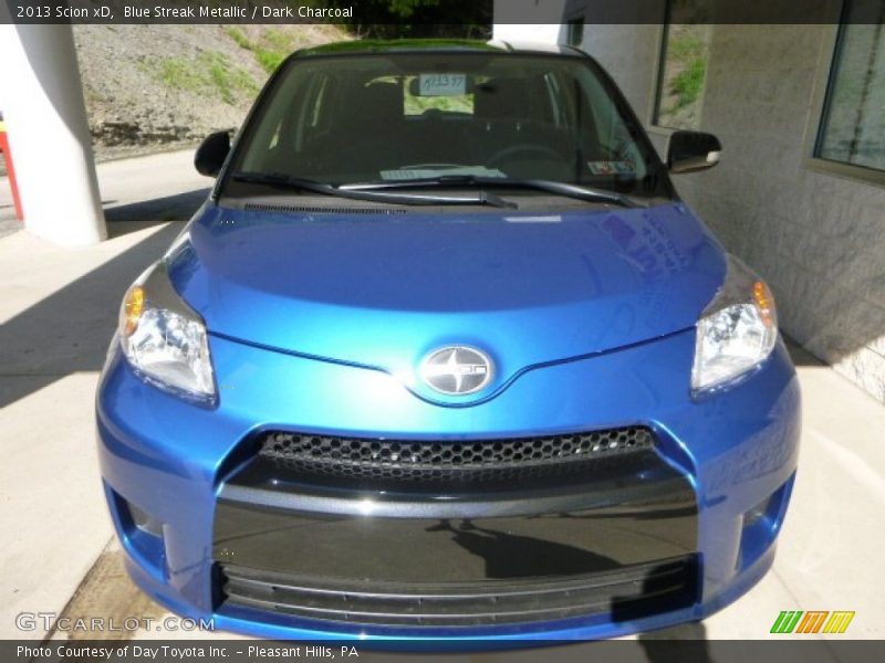 Blue Streak Metallic / Dark Charcoal 2013 Scion xD