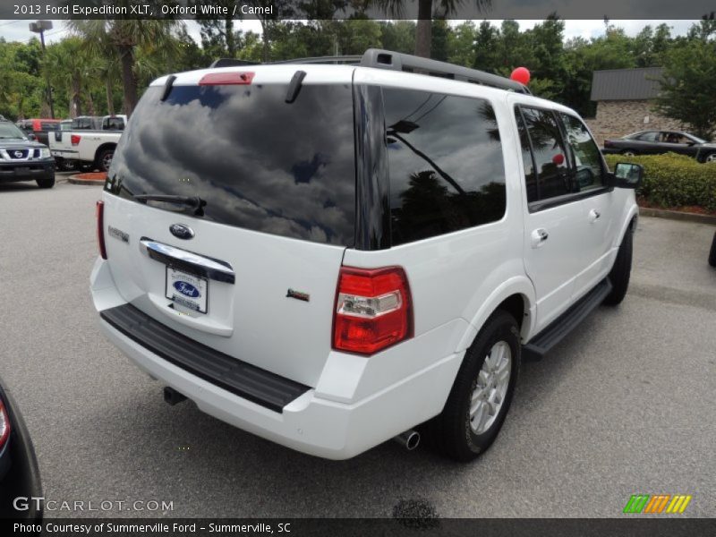 Oxford White / Camel 2013 Ford Expedition XLT